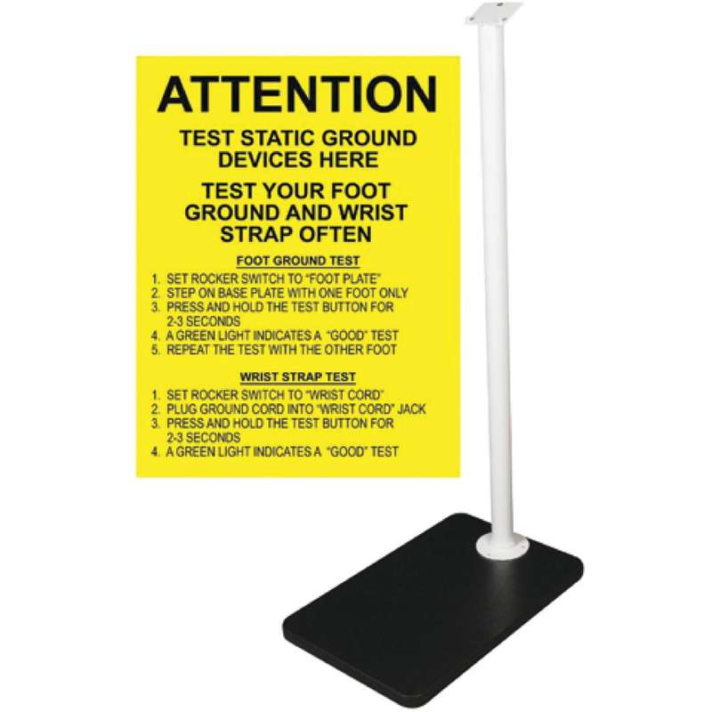 Combo Tester, Foot Plate And Stand